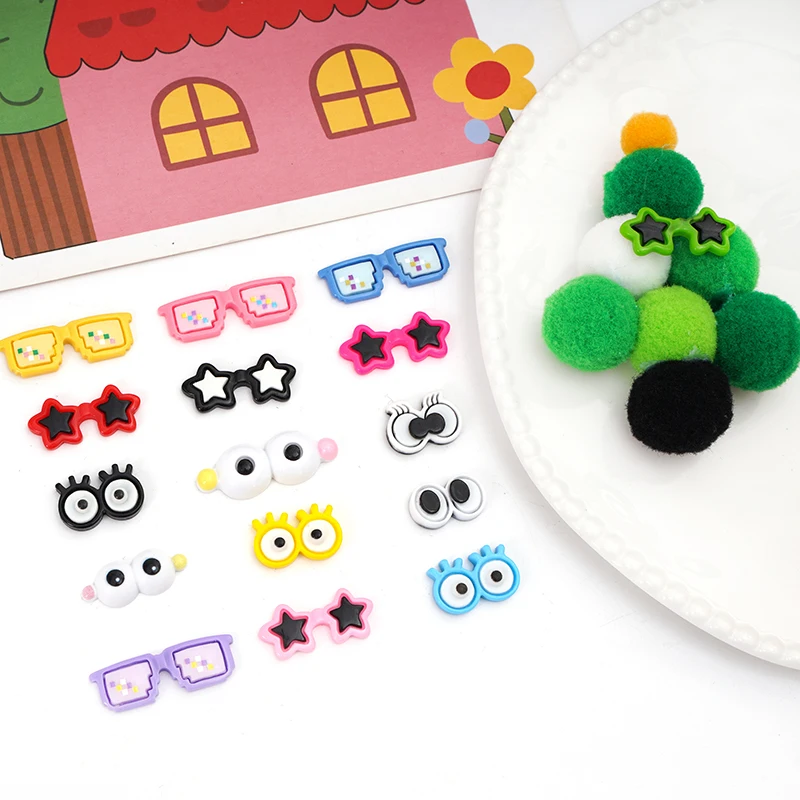 5/20Pcs Acrylic/Resin Mix Doll Eyes DIY Dolls Stuffed Toys Eye Puppet Dinosaur Eyes Not Self-adhesive Plush Doll Accessories