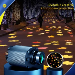 Custom Fish Logo Dynamic Special Effects Projector Lights Outdoor Park Ground Atmosphere Lighting Custom Door Head Spotlight