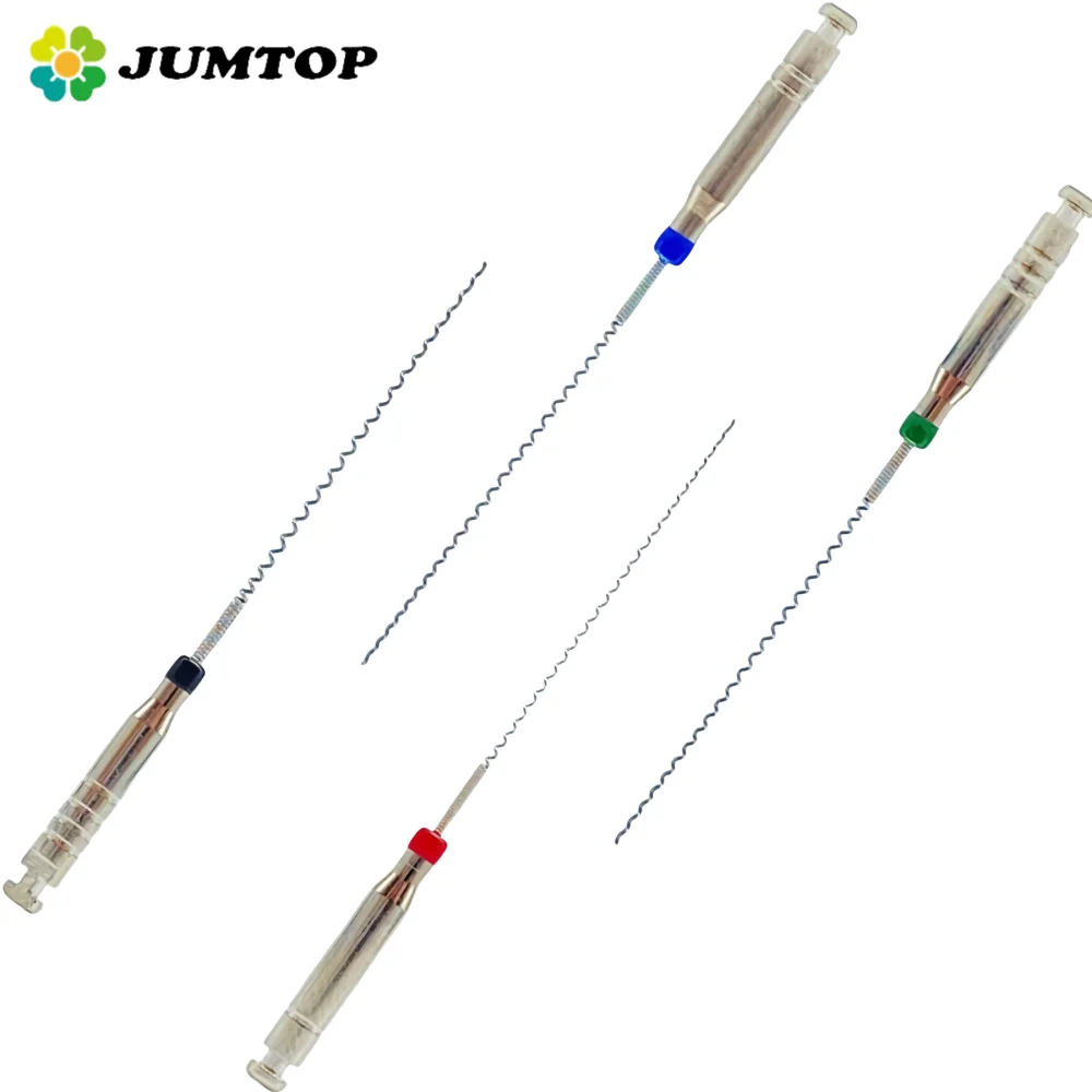 Dental Rotary Endodontic Spiral Paste Filler Set with Assorted Engine Carriers for Root Canal Treatment Filling Paste