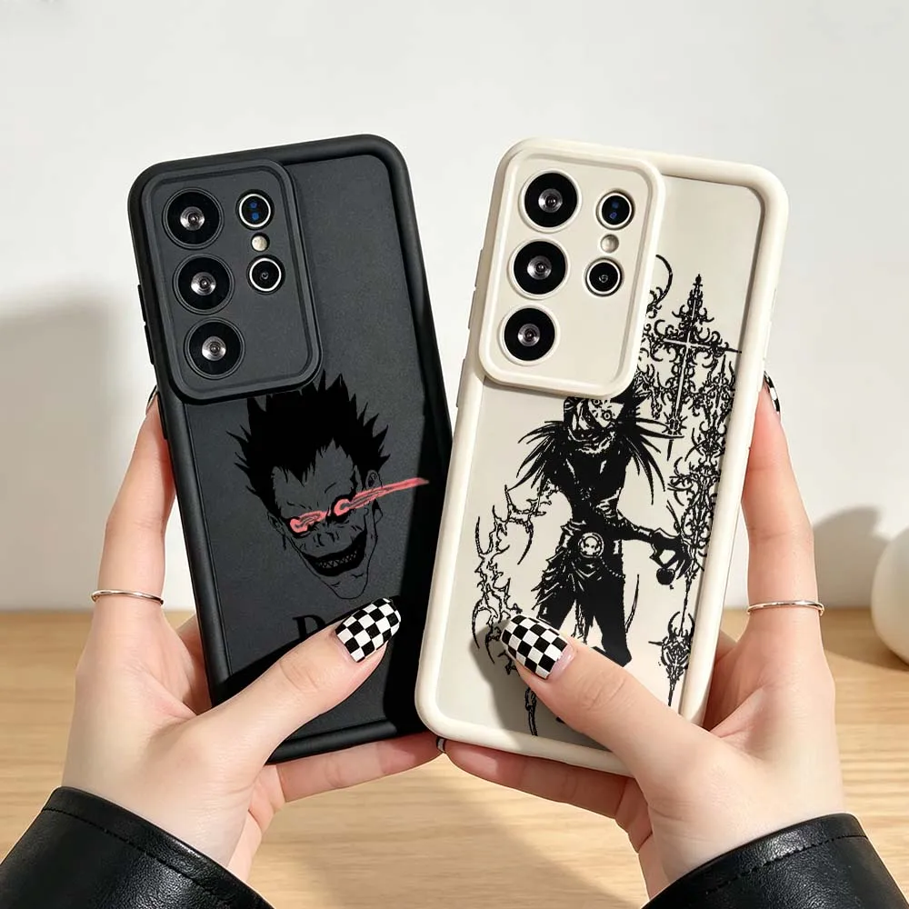 Dark Death Note For Samsung Galaxy S26 S25 S24 S23 S22 S21 S20 Ultra Plus FE 5G Eye Ladder Phone Case Gift