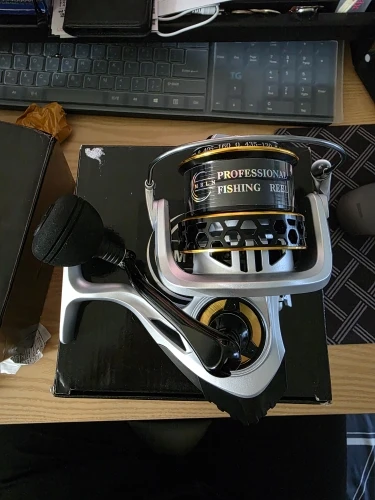 MBLN Brand,Max Drag 25KG/55LB,Durable Spinning Fishing Reel,Alloy Spool,Alloy Gear,CNC Metal Handle,Large Line Capacity photo review
