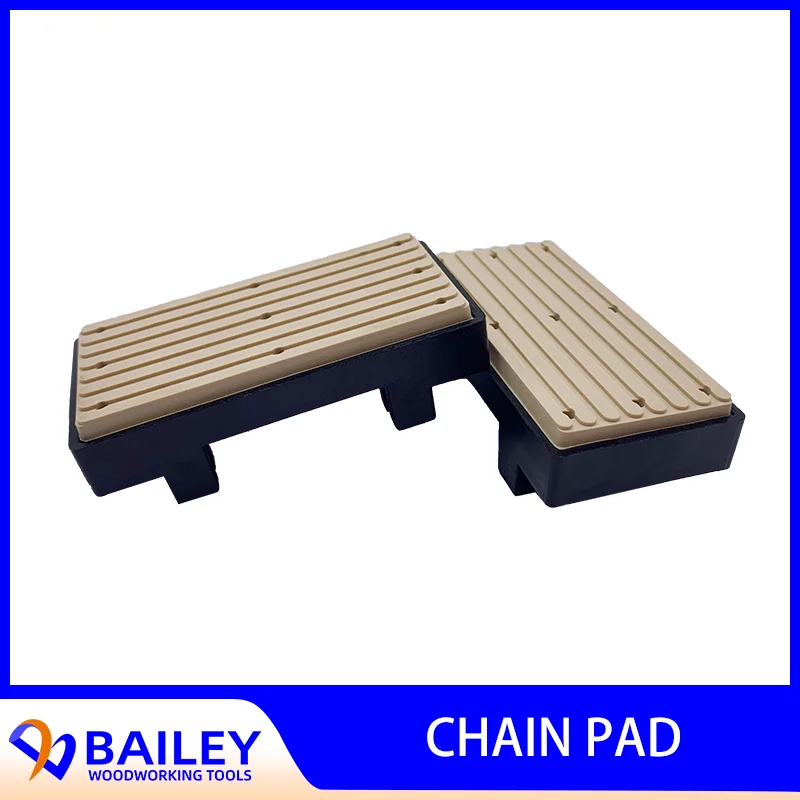 BAILEY 10PCS 95x48mm Chain Pad Chain Transportband Track Pad voor CEHISA Kantenverlijmer Houtbewerking tool 11000088000