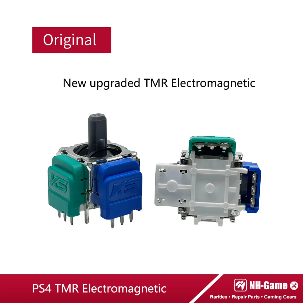 50/100 pces K-SILVER tmr joystick eletromagnético para ps5 para ps4 gamepad 3d analógico polegar vara para xbox/elite 2 controlador