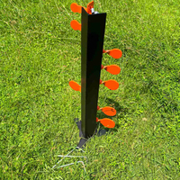 Thickened Metal Target Sheets: 5MM, 8 Shooting Metal Targets with Gradually Increasing Difficulty - Dueling Tree Targets
