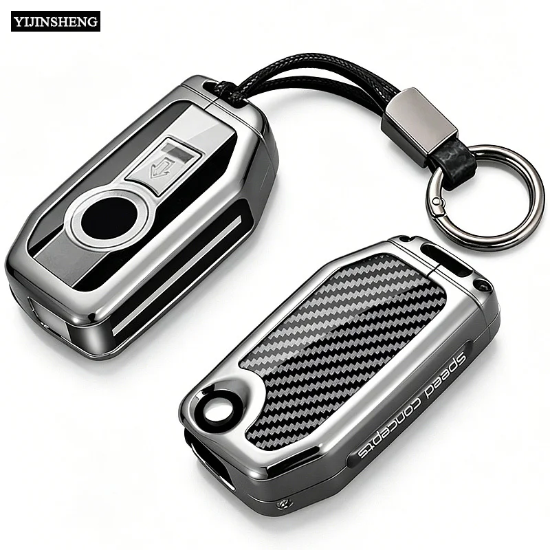 Zinc Alloy Matel Car Key Case Cover Fob Holder For BMW Motorcycle F750GS F850GS K1600GT R1200GS LC ADV R1250GS ADV accessories