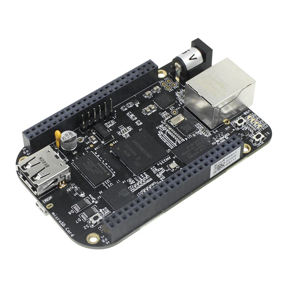 Para Beaglebone BB negro integrado AM3358 Cortex-A8 512MB DDR3 + 4GB EMMC BB negro AI Linux ARM desarrollo de computadora