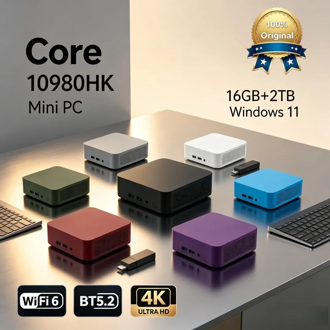 ミニpc-インテル-core-i9-10980hk-小型ポケットコンピューター-16gb-ram-1-2tb-ssd-wifi6-bt52-4k-デスクトップpc-ゲーミングコンピューター-windows-11