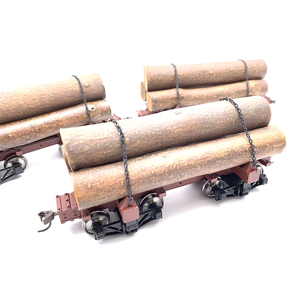 1/48 Train Model ON30 27391 Timber Transport Vehicle 3 Sections Set Train Model