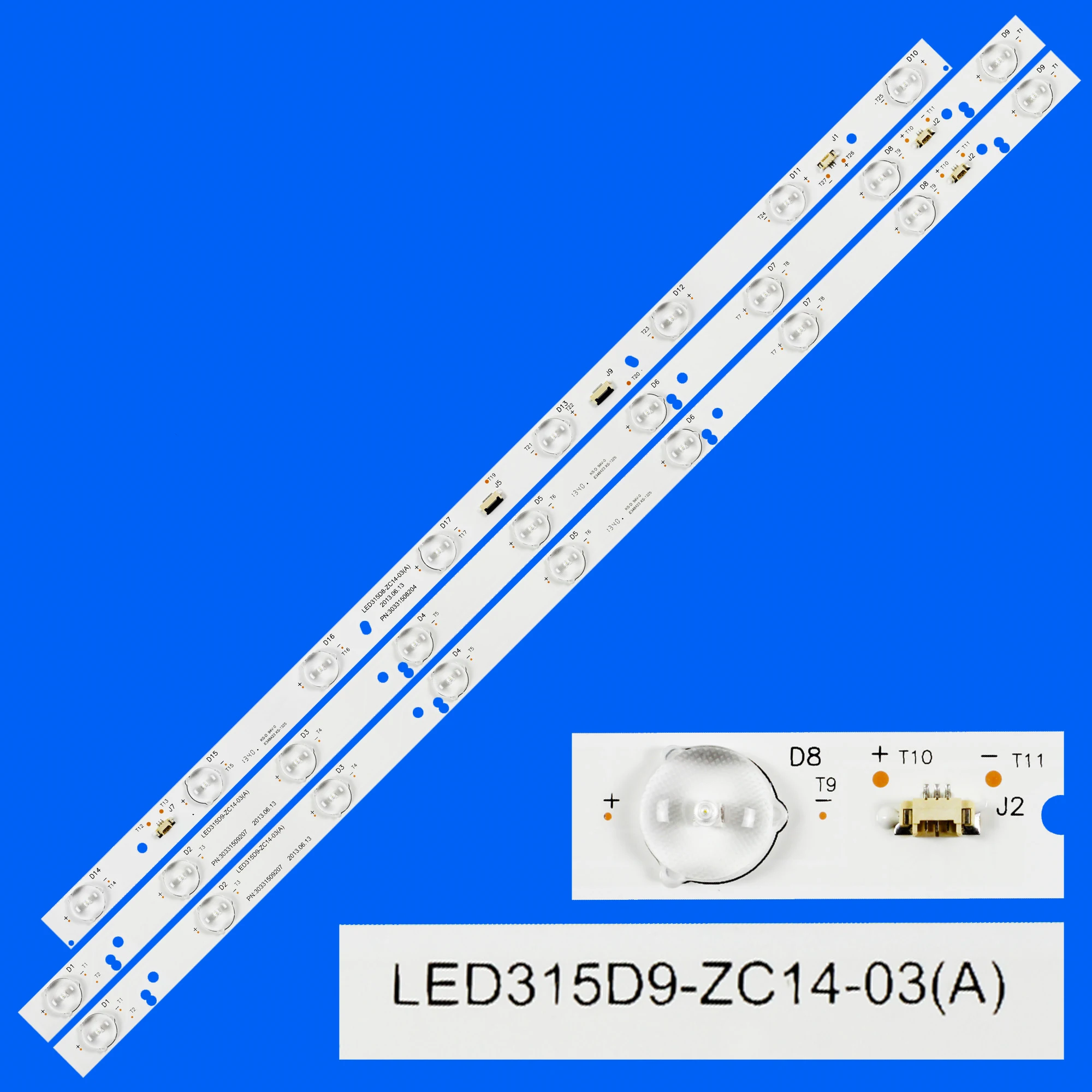 LED Backlight strip For LT-32M540 MTV-3223LT2 32PAL5358/T3 LE32F8210 LT-32M340W LED315D9-ZC14-03 LED315D8-ZC14-03