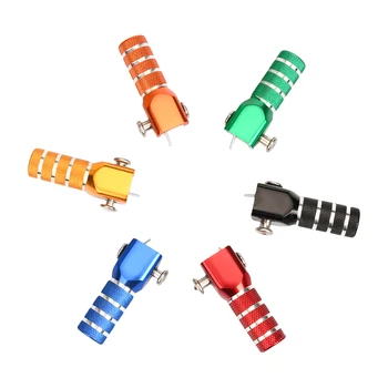 오토바이 기어 시프트 레버 팁 알루미늄 범용, KTM 혼다 가와사키 야마하 125 250 모토크로스 액세서리, 엔듀로 더트 바이크