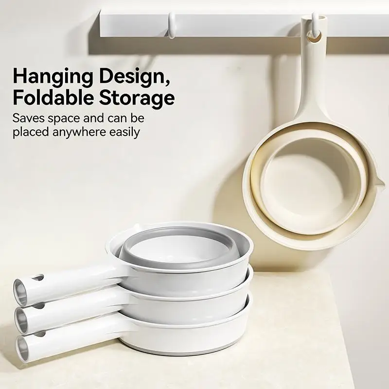 texture1pc Collapsible Water Dipper Home Water Laddle Travel Friendly Silicone Water Dipper Folding water scoopdaily necessities