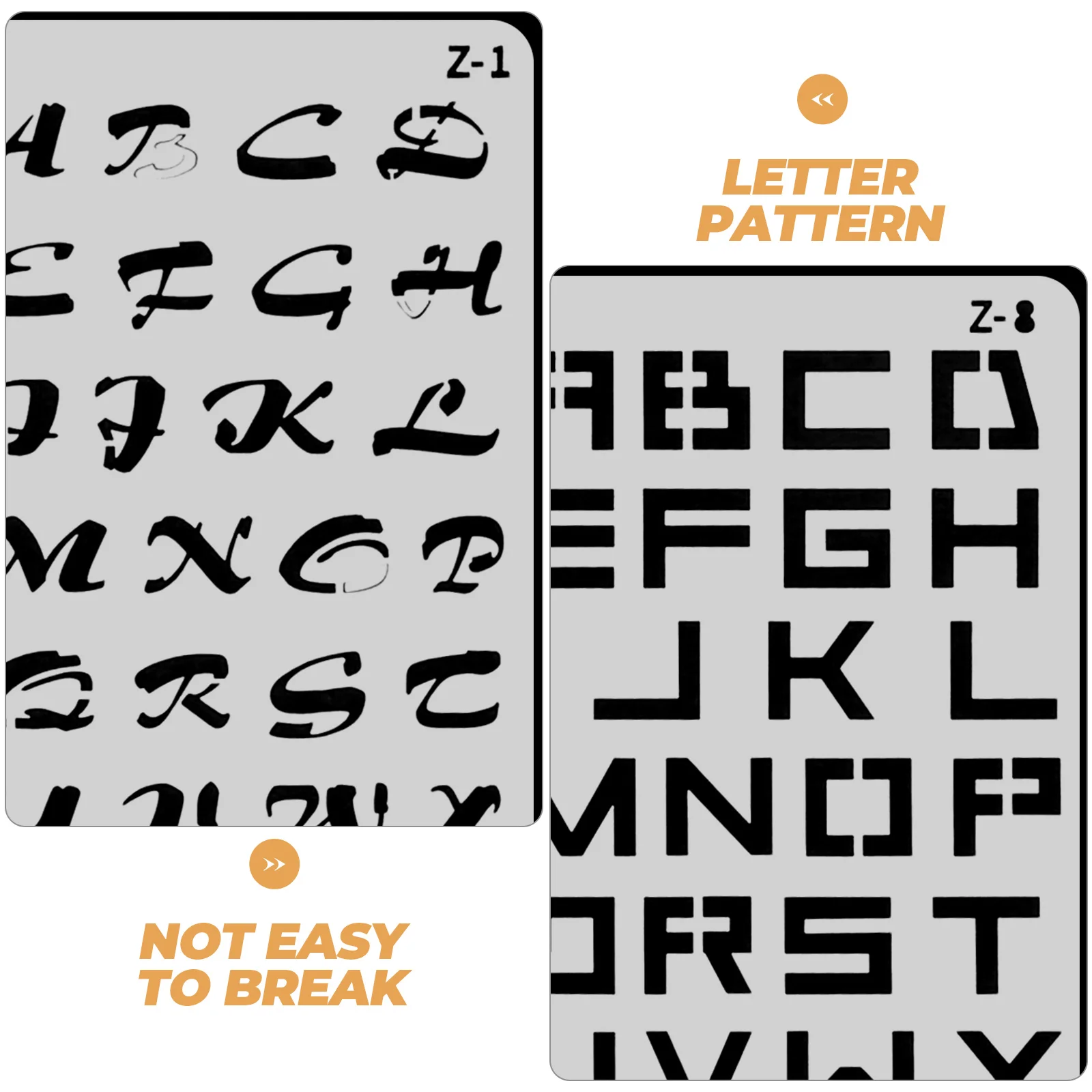 

Alphabet Stencil Letter Large Reusable Pet Wall Stencils For Painting Decorative Patterns English Letters Household Spray