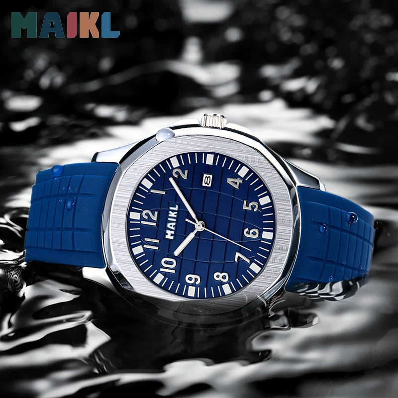 MAIKL Top Brand Luxury Brand Men Quartz Watch Waterproof Calender Watches For Men Business Sport Clock Male Relogio Masculino