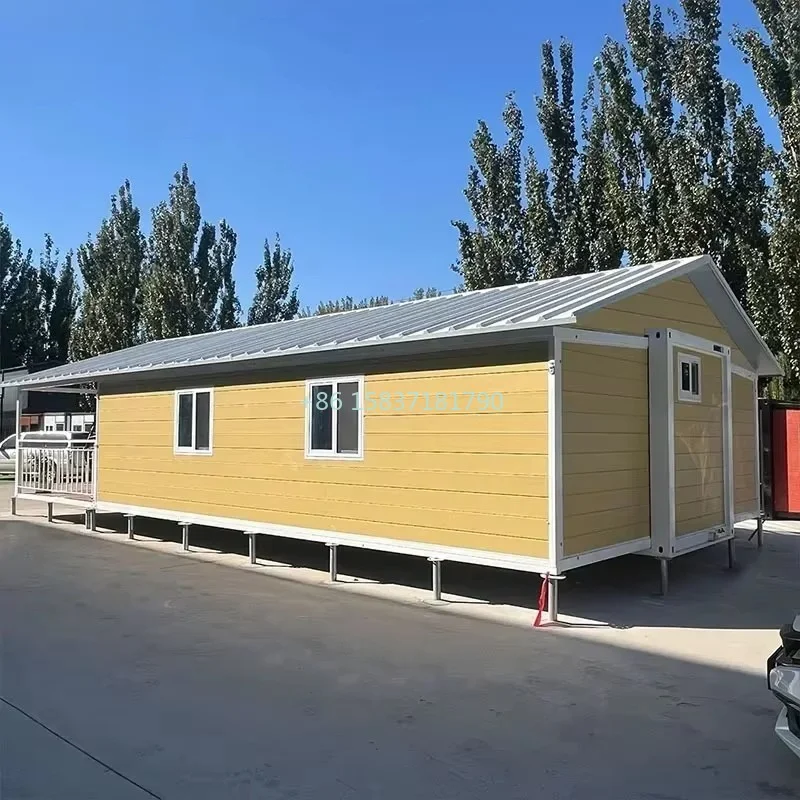 YG Sandwich Panel Folding House Prefab Luxury Villa Prefabricated Tiny Home Expandable Container House 2 Bedrooms With Bathroom