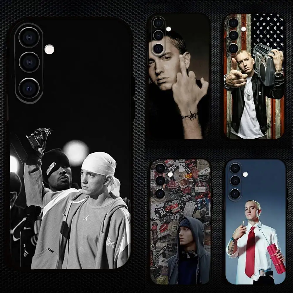 

Rapper E-Eminem Phone Case For Samsung Galaxy A73,A72,A71,A70,A53,A52,A51,Others Soft Black Cover