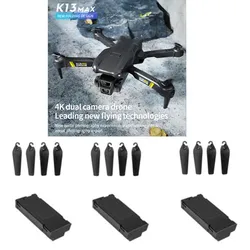 K13 MAX pilot zdalnego sterowania części zamienne do zdalnie sterowanego drona 3.7V 1800Mah bateria/śmigło K13MAX bateria do drona K13 RC Dron zabawki akumulatorowe