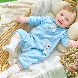 Dave Bella Baby Jumpsuit Romper Newborn Creeper Autumn Boys Romper Casual Fashion Comfortable Lovely Gentle DB3236212