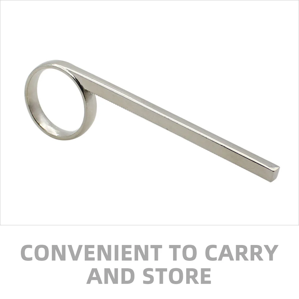 

Small Trumpet Finger Ring Gold Plated Brass Mouthpiece Puller Resistant Rust Proof Easy Install Musical Instrument