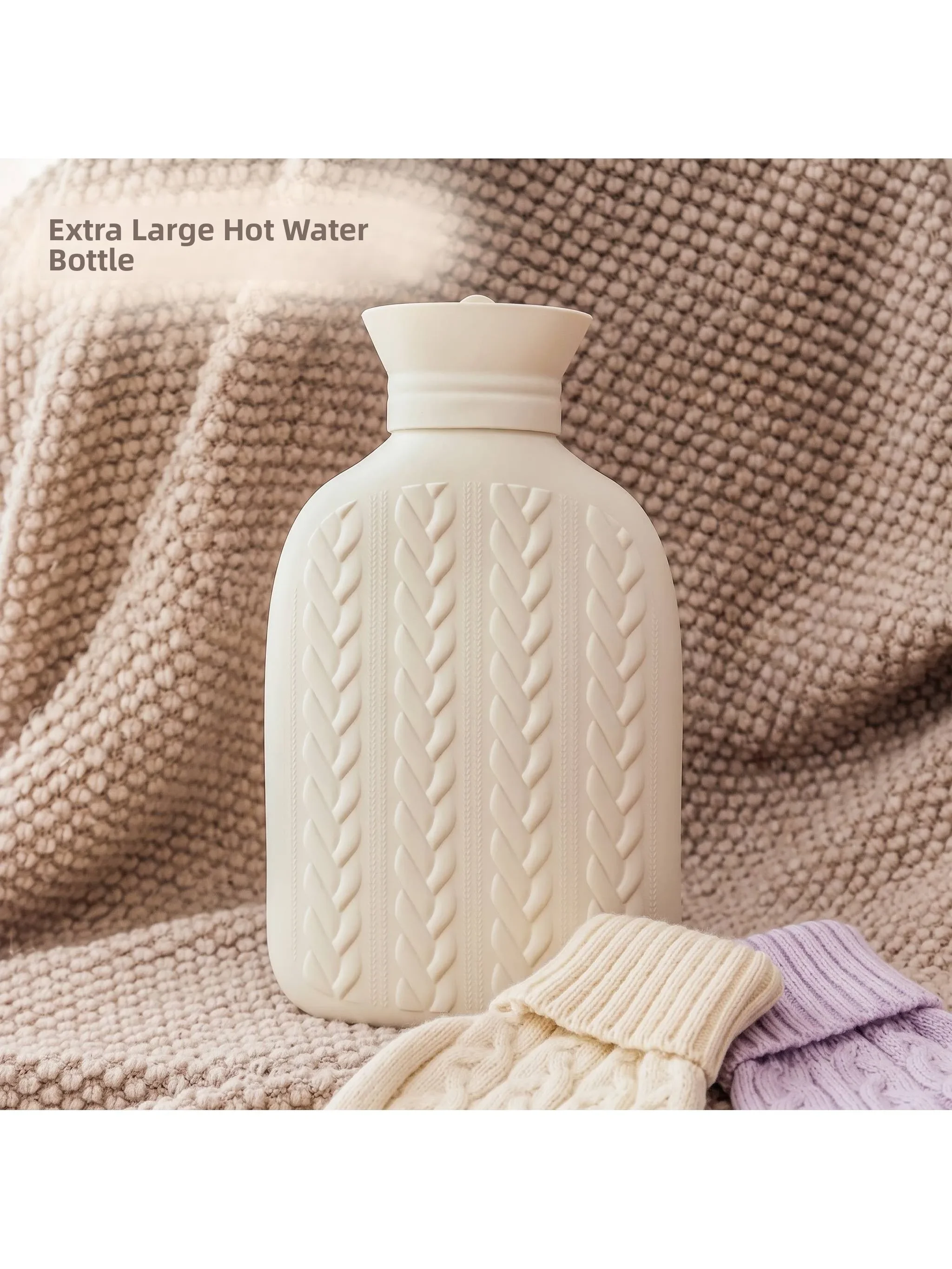Office Use Silicone Hot Water Bottle Women's Foot Warmer Heating Pad Whole Body Application No Brand Registered Trademark