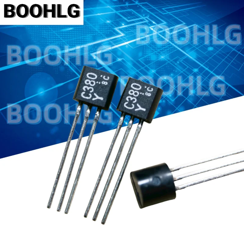 New Original Imported 2SC380 O/Y Grade C380 TO-92 NPN Small Signal Amplifier Transistor