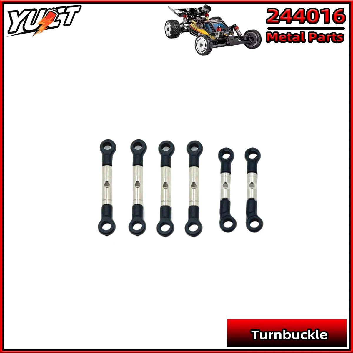 New WLtoys 244016 RC Car Metal Upgrade Parts Steering Knuckle CArm CVD Shaft for 1/24 Losi Micro B Rc 2WD Buggy Chassis Linkage