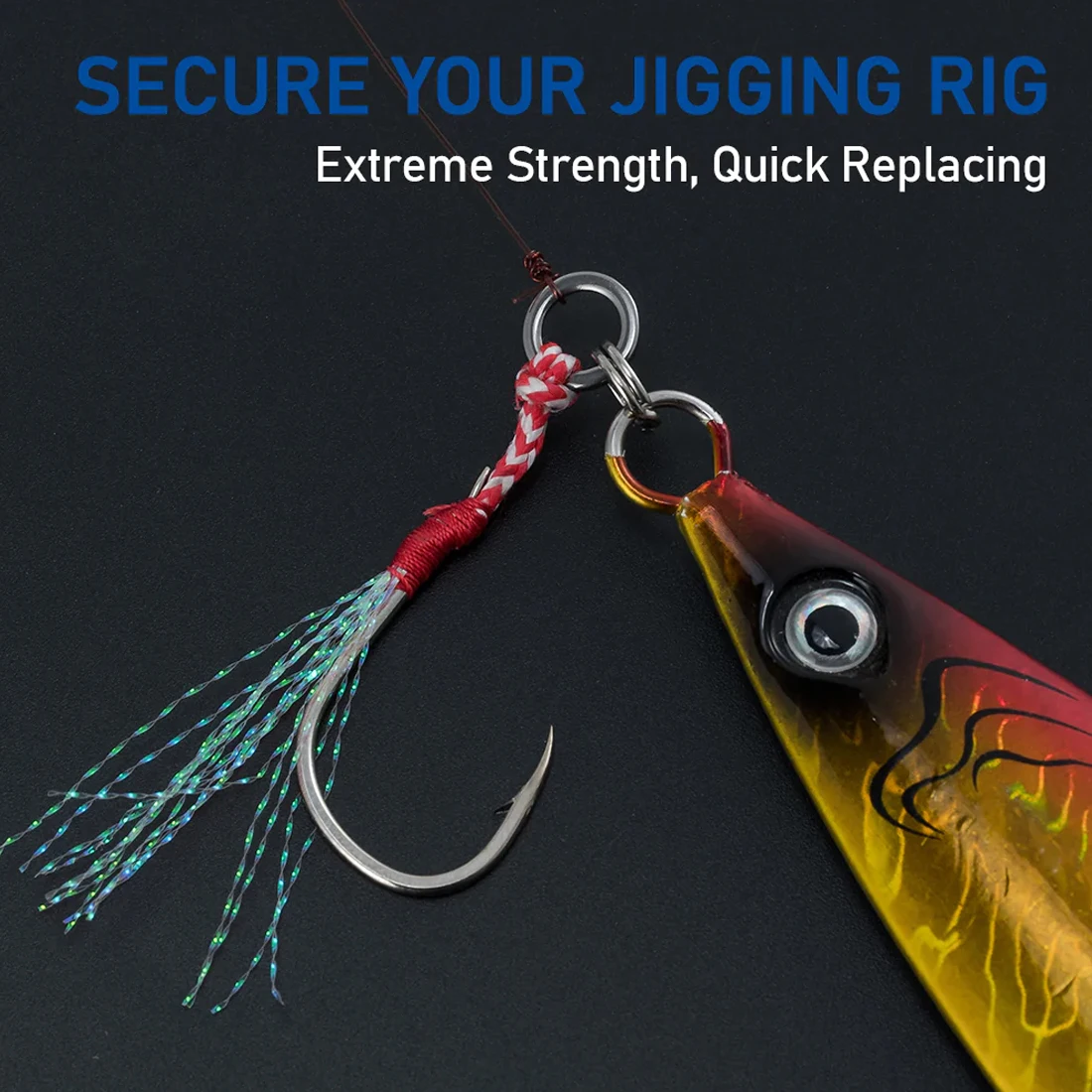 FishTrip Solide Ringe Angeln Edelstahl 20 ~ 50Pack Hohe Festigkeit Heavy Duty Nahtlose Köder Stecker Angeln Terminal Tackle – Detail 5