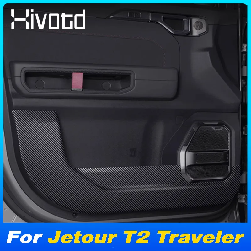 

Car Door Anti Kick Protective Film Sticker For Jetour T2 Traveler 2024 Dashboard Glove Box Cover Interior Decoration Accessories