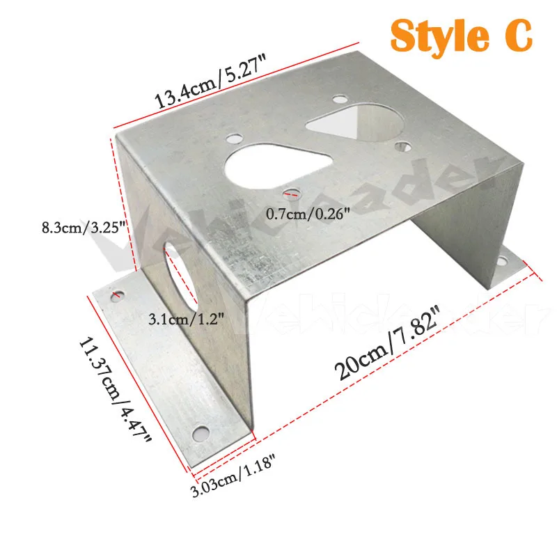 Air Diesel Heater Base Mounting Bracket Floor Plate Silver For Eberspacher Webasto Propex Car Truck VAN