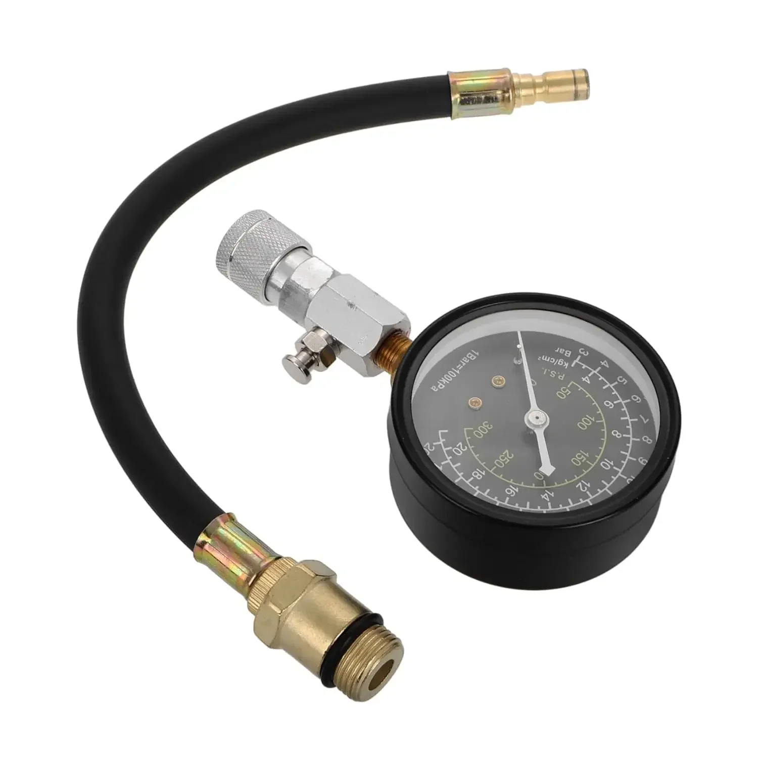 1 шт. манометры для цилиндров двигателя, комплект тестера для сжатия 0-300PSI, манометр, инструмент для проверки, инструмент для ремонта автомобилей