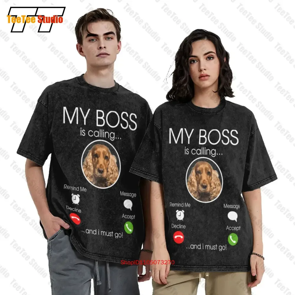 Cocker Spaniel Owner Vintage Oversized T-Shirt DKDV