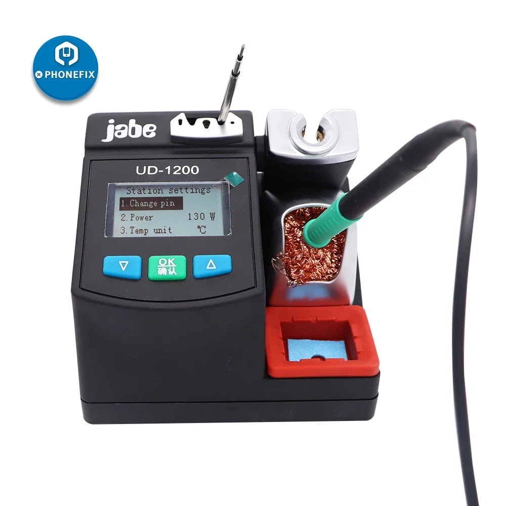 Jabe UD-1200 T245 Lead-free soldering iron Station Smart Welding 2.5S Rapid Heating Dual Channel Power Supply Heating System