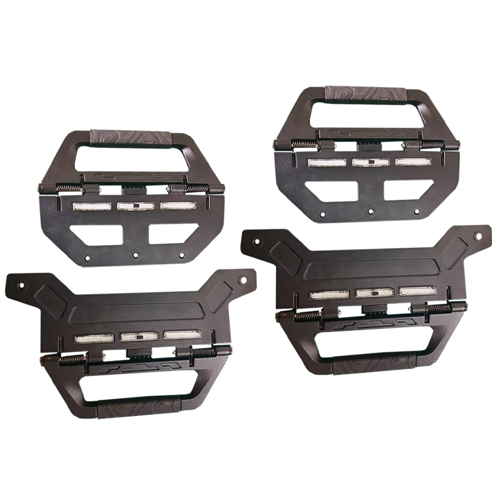 4PCS/SET Lantsun JL1348 Front and Rear Aluminum Alloy Interior Door Handle for jeep for wrangler JL 2018+