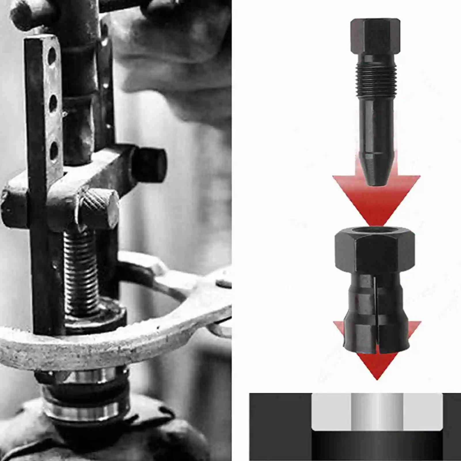 

Practical Motorcycle Bearing Remove Tool - Metal Hand Repairing Bearing Disassemblers for Motorcycle Bearings