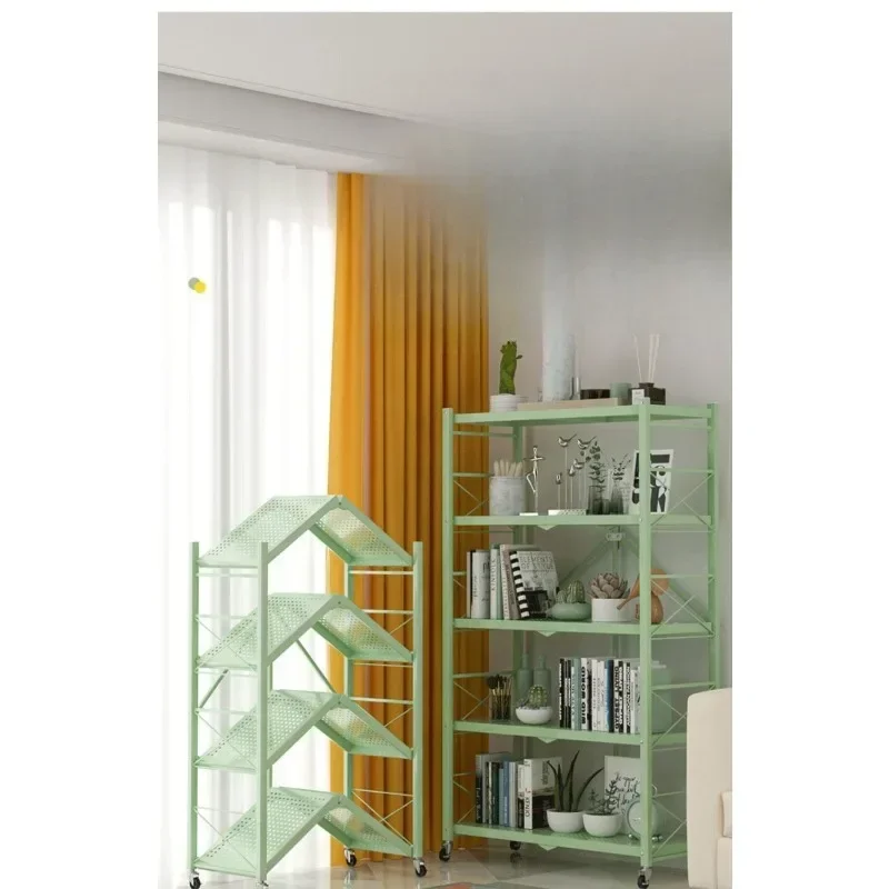 Kitchen shelves, floor-to-ceiling multi-layer pot racks, electrical storage shelves