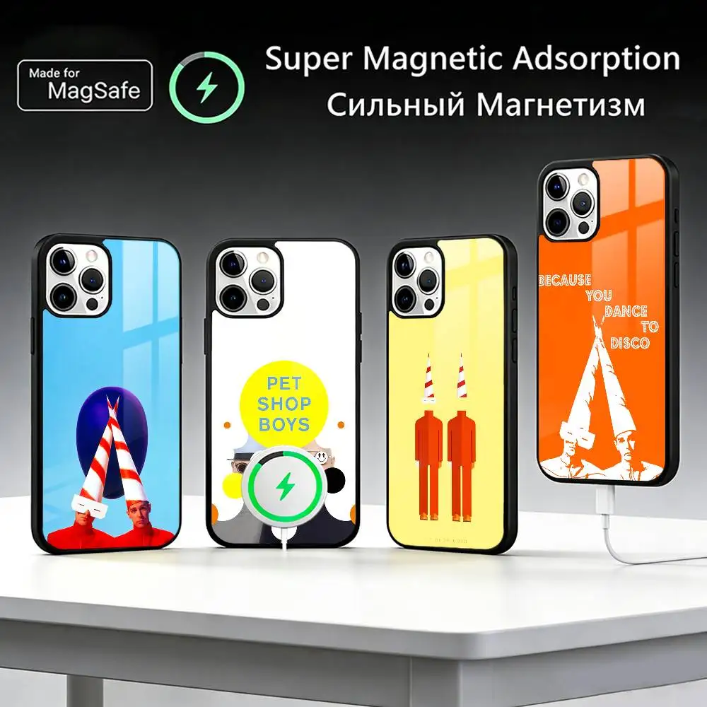 

Band P-Pet Shop Boys Nonetheless Phone Case For iPhone17,16,15,14,13,12,11 Plus,Pro Max, New Magnetic Wireless Charging