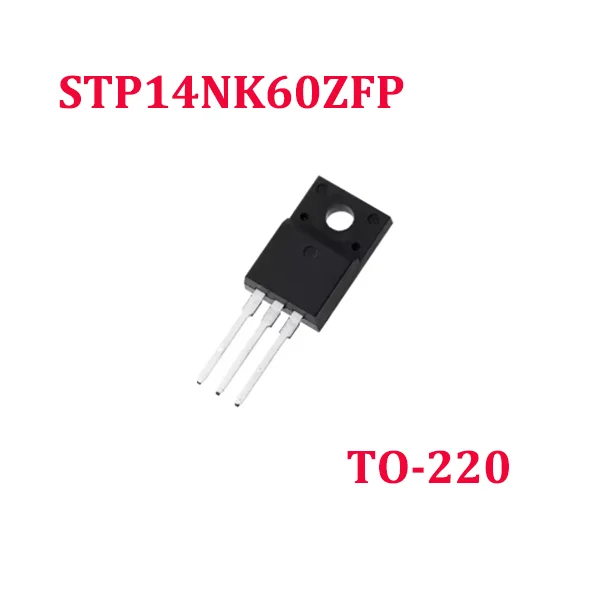 10PCS P14NK60ZFP STP14NK60ZFP MOS field effect transistor TO-220