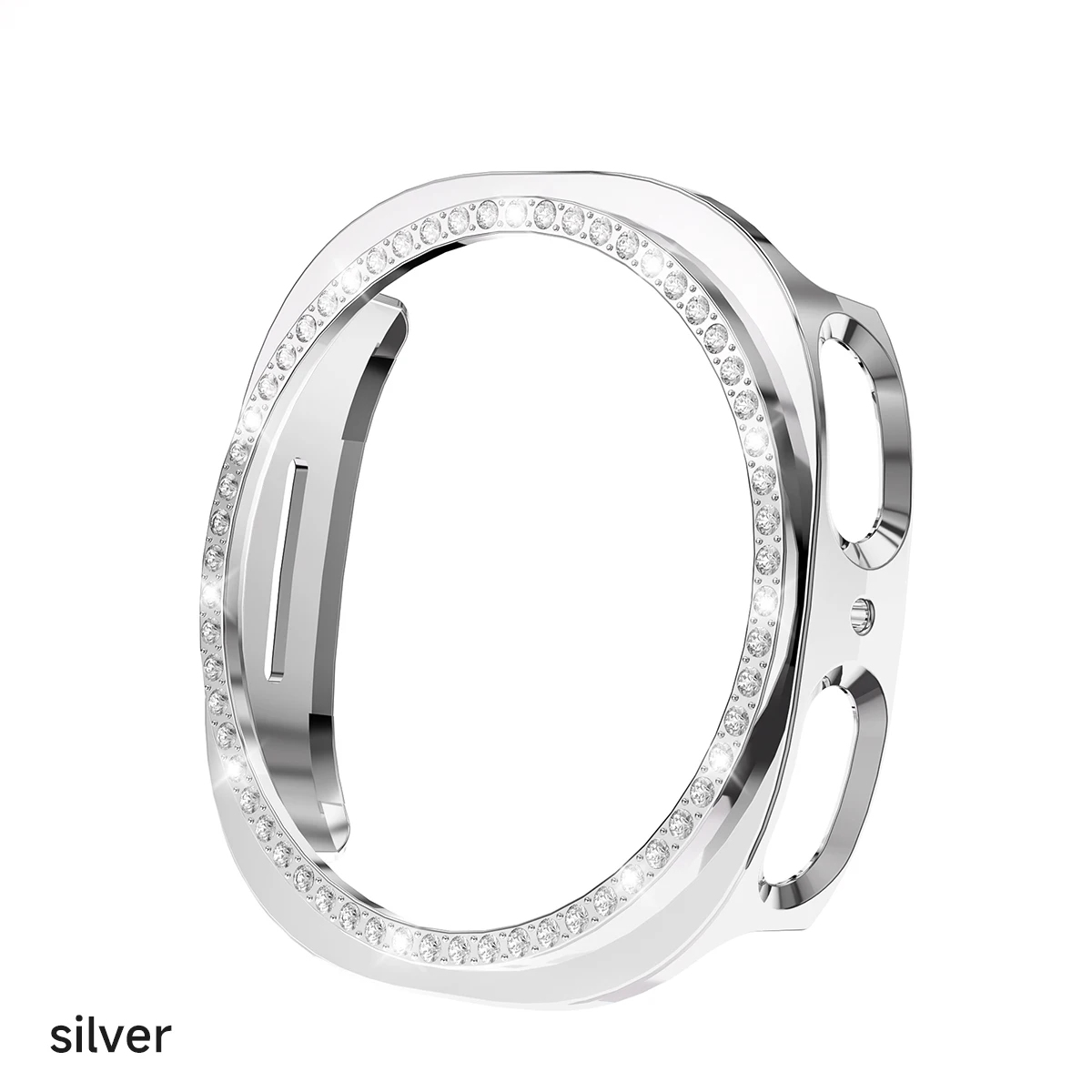 Diamant-Uhrengehäuse für Samsung Galaxy Watch 9/8 40 mm 44 mm, Zubehör ohne gehärtetes Glas, modische Schutzhülle für Damen – Detail 7