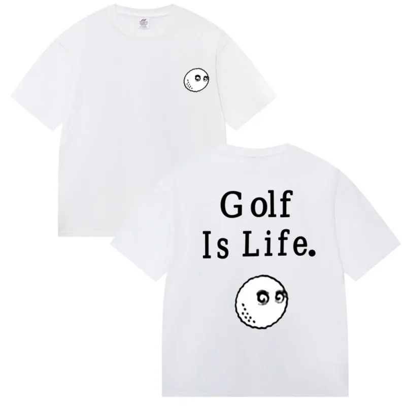 

Fun T-shirt for men and women wearing sad face printed T-shirt, loose cotton short sleeved casual fashion T-shirt