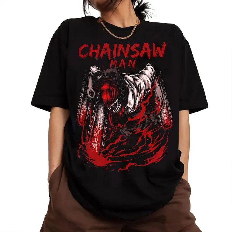 Chainsaw Man, Chainsaw Devil, Japanese Anime, Anime Shirt