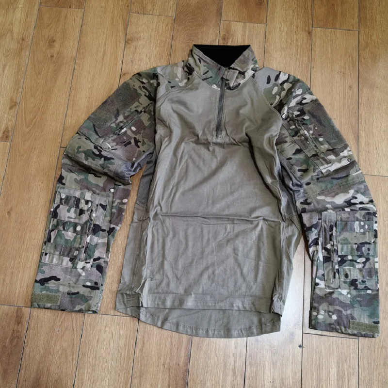 

TC5050 Тканевый клетчатый дышащий топ и брюки из кожи боевой лягушки