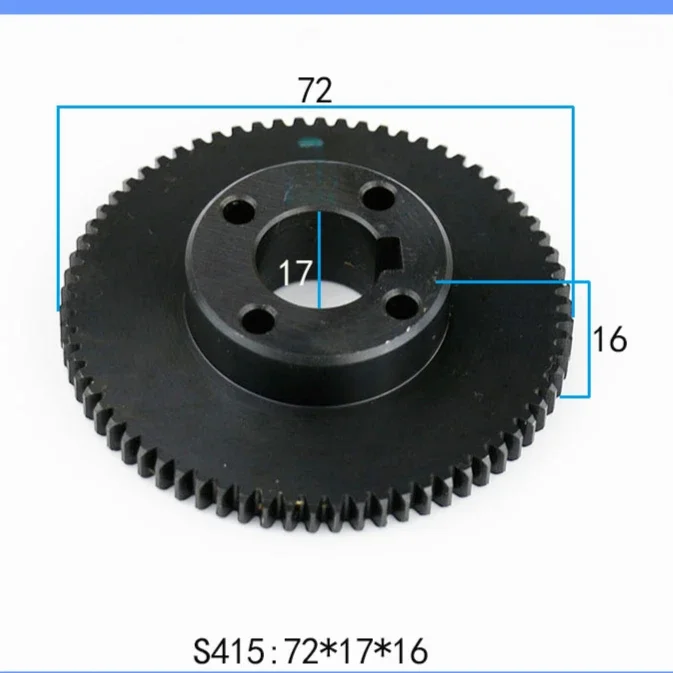 Gear S414:72 37 * 16 Slow Wire Ceramic Outlet Wheel Main S415:72 17 * 16