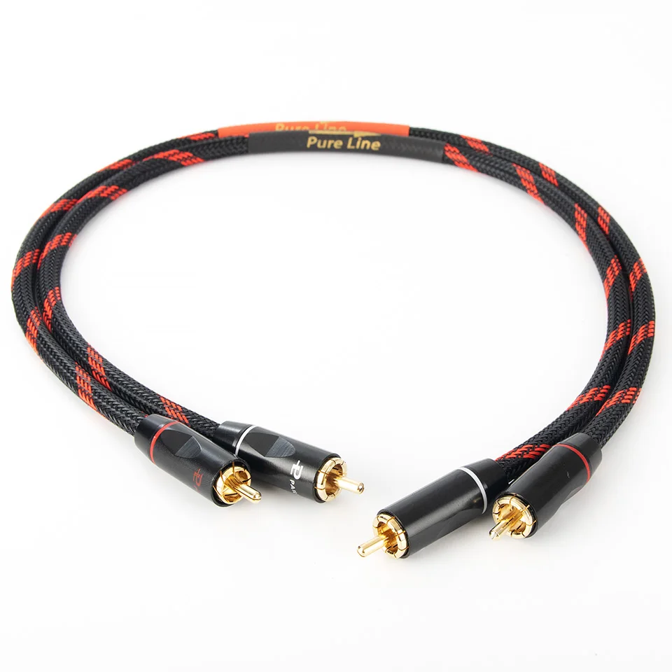 CANARE HiFi RCA Audio Cable HiFi RCA Male To Male RCA Interconnect Cable For Preamp Amplifier DAC CD Player RCA Phono Cable