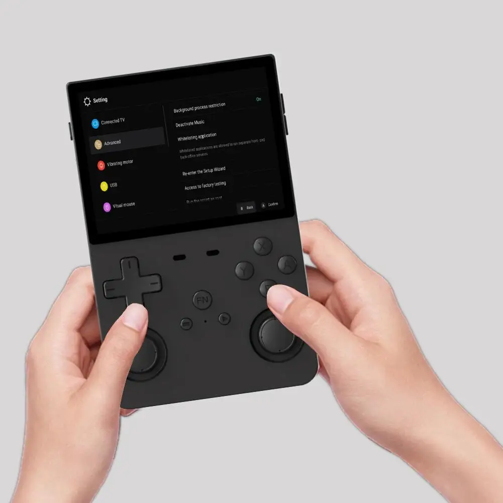 128GB/64GB ل L35 ريترو وحدة تحكم ألعاب فيديو محمولة نظام لينكس 3.5 بوصة IPS شاشة المحمولة جيب مشغل فيديو ألعاب Z1J1 #1