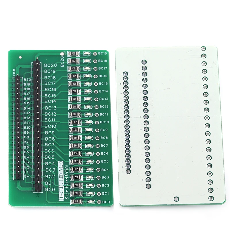 1/5/10Pcs LED Detection Board, 3-20S Lithium Battery Protection Board Tester, 65*40mm Cable Test Tool