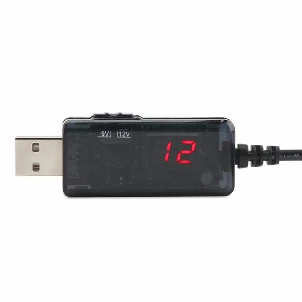 5V to 9V 12V USB For Boost Converter with Selectable Output Voltage and Digital Display for Portable Router Power Supply Use