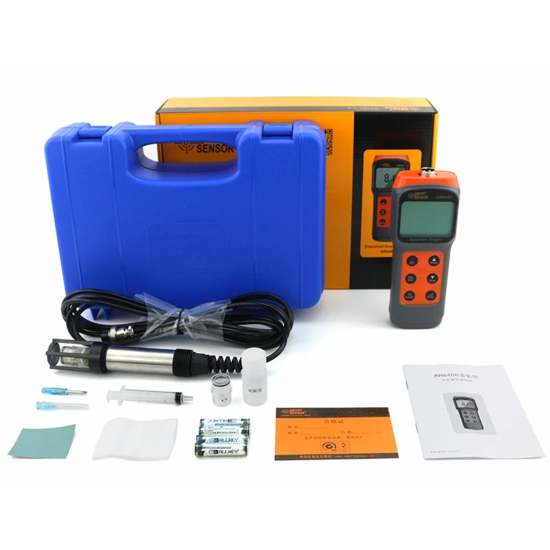 Dissolved oxygen meter Aquaculture fish pond oxygen content detector AR8406