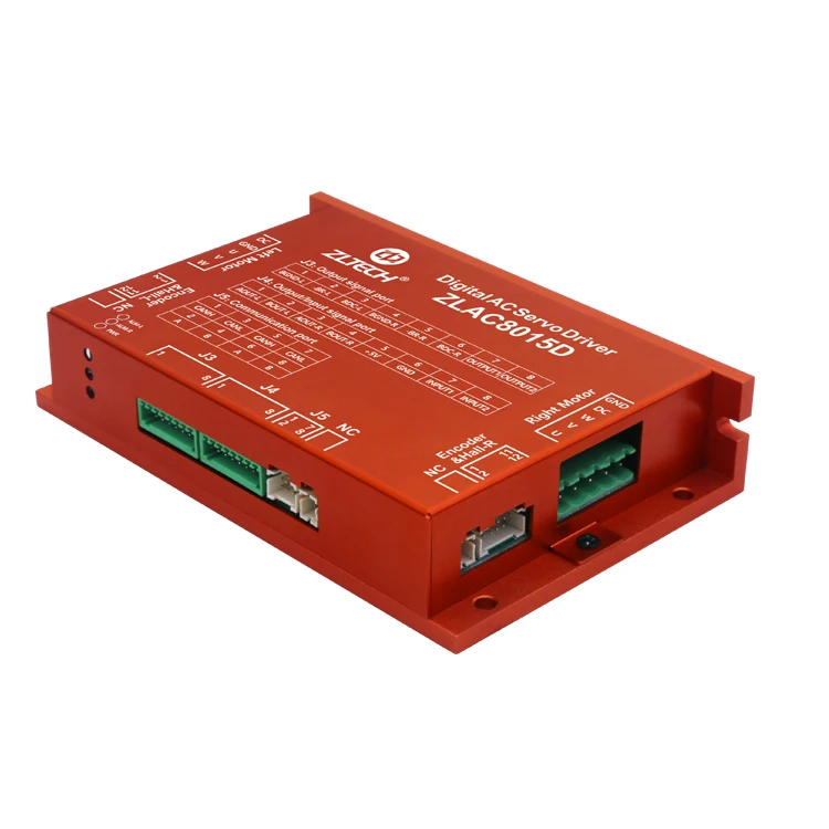 ZLTECH CANbus RS485 3 phase 24V 48V Dual Channel DC 30A 500W brushless AC DC servo motor controller amplifier driver