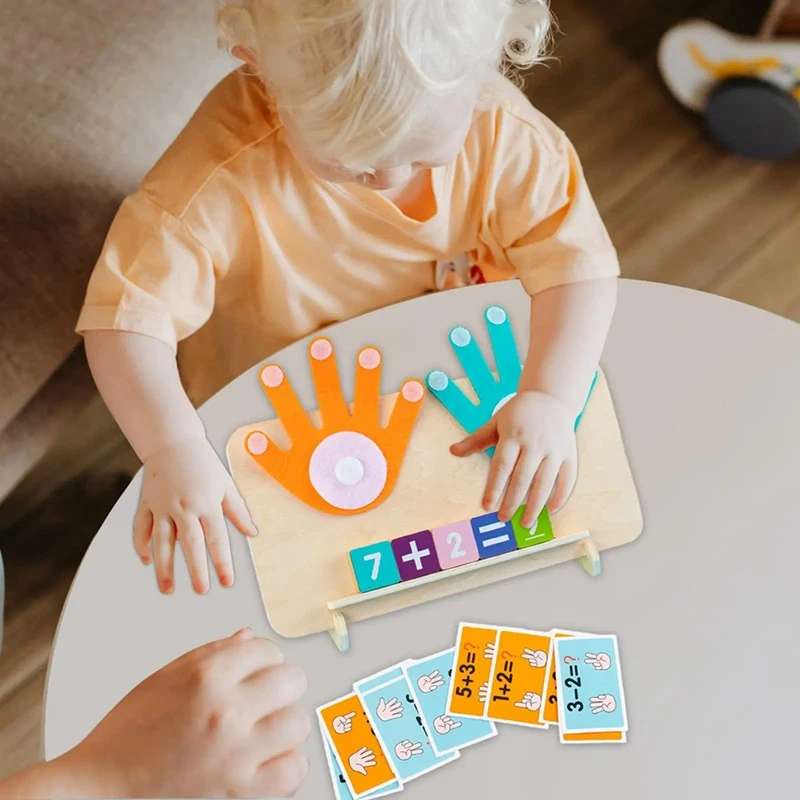 Finger Numbers Intelligence Math Toy Develop Finger Counting Math Toy For Preschool Children Travel Game
