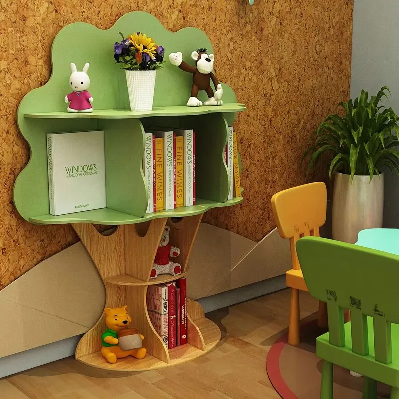 Scaffale per bambini Mobili Scaffali per libri Camera dei bambini Songmics Biblioteca Libreria Scaffale per giocattoli Libreria per bambini Libreria per bambini