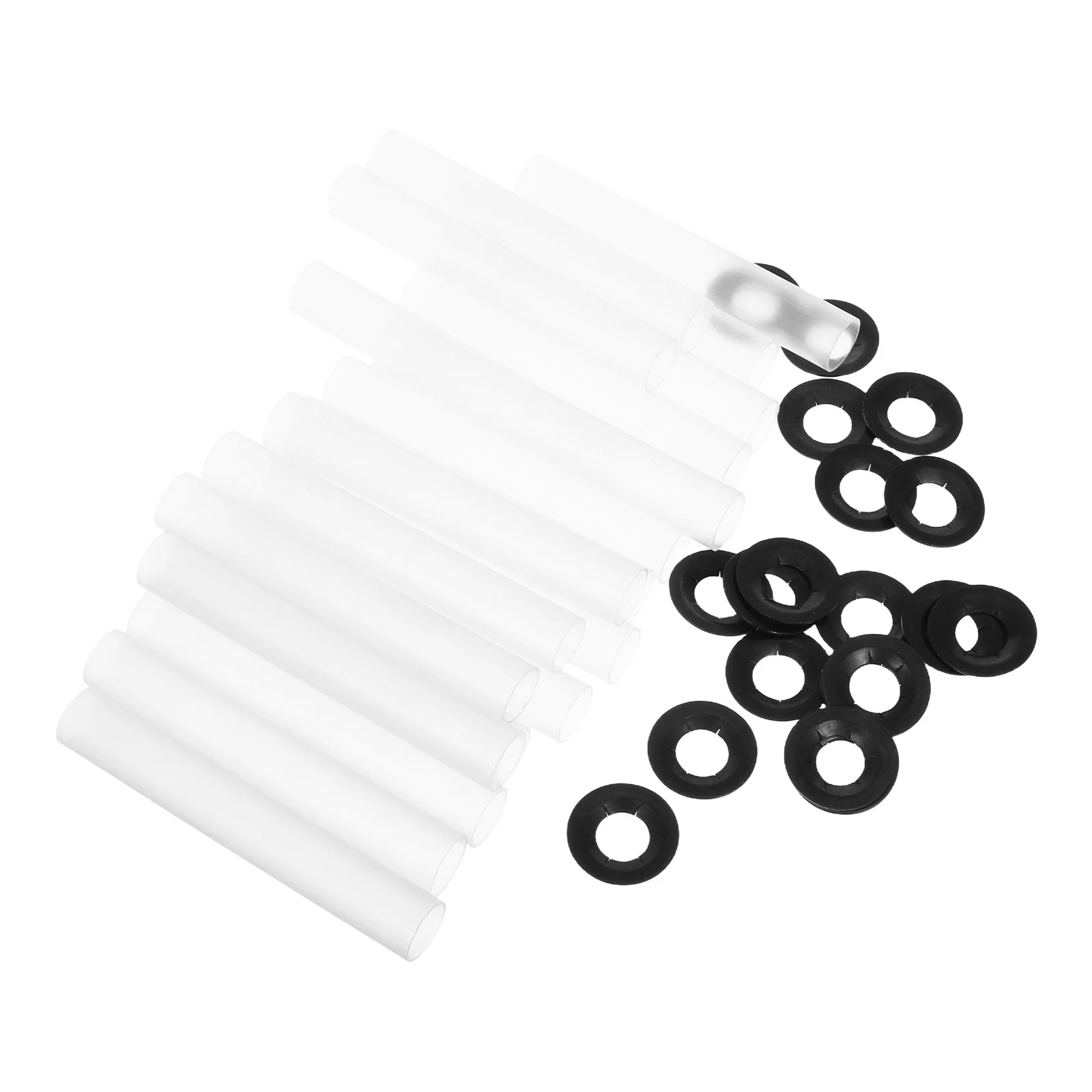 مجموعة واحدة من الأكمام الدوارة المفصلية بديلة من البلاستيك القوي للأبواب الصاخبة سهلة التركيب متوافقة مع معظم أبواب أنظمة المرآب